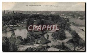 Postcard Old Garden Montpellier Esplanade