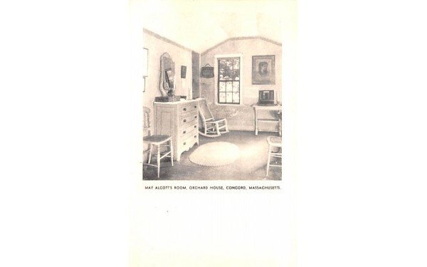 May Alcott's Room in Concord, Massachusetts Orchard House.
