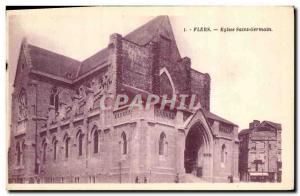 Old Postcard Flers Eglise Saint Germain