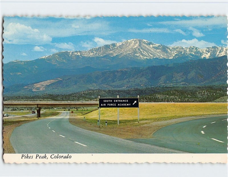 Postcard Pikes Peak, Colorado