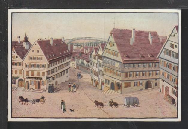 Gmelinsche Apothecary in 1825,Tubingen,Germany Postcard 