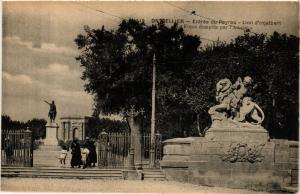 CPA MONTPELLIER - Entrée du Peyou - Lion d'injalbert - La Force domptée(511322)