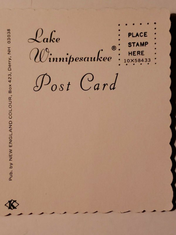 Vintage Postcard Paulus Bay Lake Winnipesaukee New Hampshire 1978   685