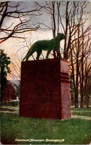 Vermont Bennington Catamount Monument 1924