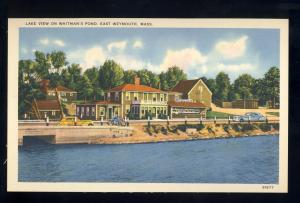 East Weymouth, Massachusetts/Mass/MA Postcard, Whitman's Pond, Near Mint!