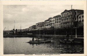 CPA SIRACUSA Panorama e Passeggiata Aretusa. ITALY (468731) 