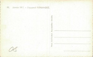 Aviation Javier 1910 L'appareil Fernandez Airplane RPPC 07.30 