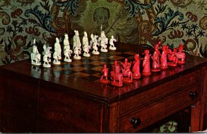 North Carolina Asheville Biltmore Estate Napoleon's Chessmen and Table