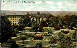 Vtg 1910 Belmont College and Grounds Nashville Tennessee TN Antique Postcard