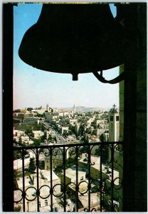 VINTAGE POSTCARD PARTIAL VIEW OF BETHLEHEM WEST BANK / ISRAEL 1960s