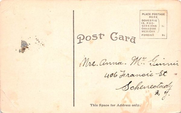 Dannemora State Hospital New York Postcard