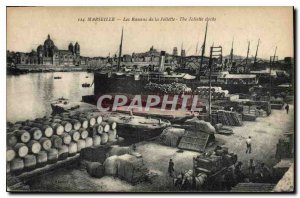 Old Postcard Marseille on the Joliette Basins