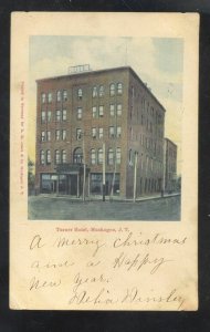 MUSKOGEE OKLAHOMA INDIAN TERRITORY TURNER HOTEL VINTAGE POSTCARD 1906