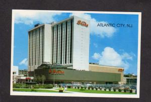 NJ Atlantic City Sands Hotel Casino Resort New Jersey Postcard PC Boardwalk