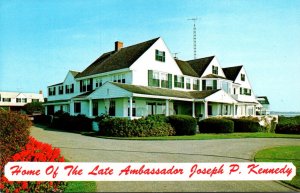 Massachusetts Cape Cod Hyannisport Home Of The Late Ambassador Joseph F Kennedy