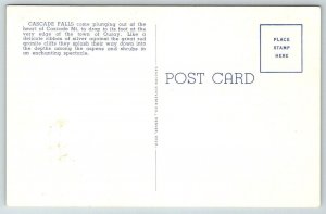 Million Dollar Highway   Ouray Cascade Falls  Colorado  Postcard