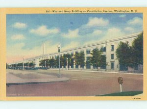 Linen WAR AND NAVY BUILDINGS Washington DC AF8405