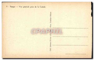 Old Postcard Tanger Vue Generale