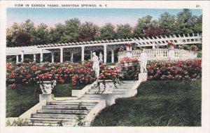 New York Saratoga Springs View In Garden Yaddo