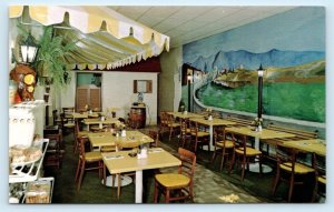 BURLINGAME, CA California ~ MAYVEN LANE CAFE ~ c1960s Roadside Postcard