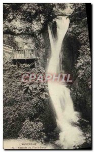 Old Postcard L & # 39Auvergne Cascade Du Plat A Beard