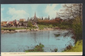 Herefordshire Postcard - River Scene, Ross-On-Wye      T6597