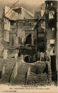 CPA AK FEZ - Ruines d'une riche Maison israelite MAROC (796358)