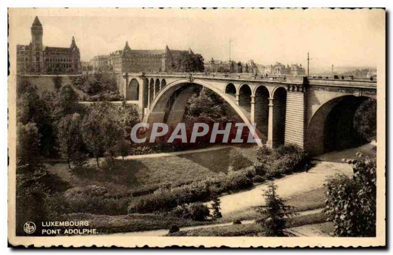 Old Postcard Luxembourg Adolphe Bridge