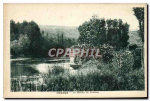 Old Postcard Champs Le Moulin de Toussac