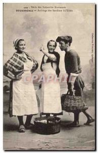 Old Postcard Series Breton industries Douarnenez Arrivals sardines has the & ...