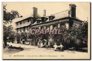 Old Postcard Honfleur Cote de Grace Renaissance Hotel