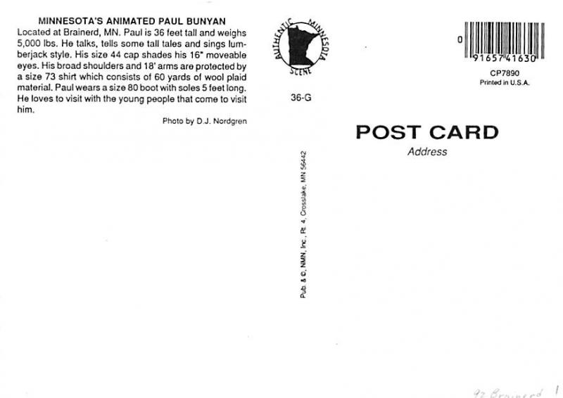 Paul Bunyan and Babe - Minnesota