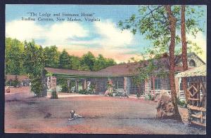 Endless Caverns Lodge New Market VA unused c1936