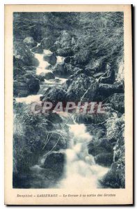 Old Postcard Dauphine Sassenage the Branch has its output Caves