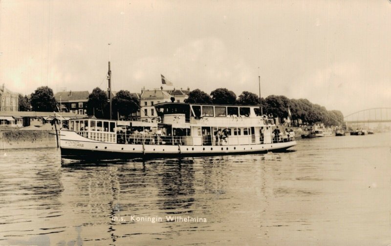 Netherlands m.s. Koningin Wilhelmina RPPC 03.32