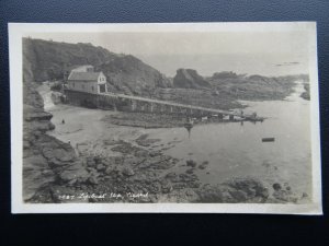 Cornwall THE LIZARD POINT showing LIFEBOAT SLIP - Old RP Postcard by B.Hawkes