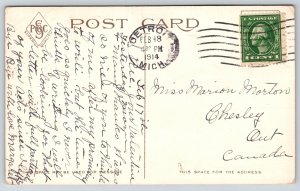 Detroit Michigan~Western High School Building~c1910 Postcard