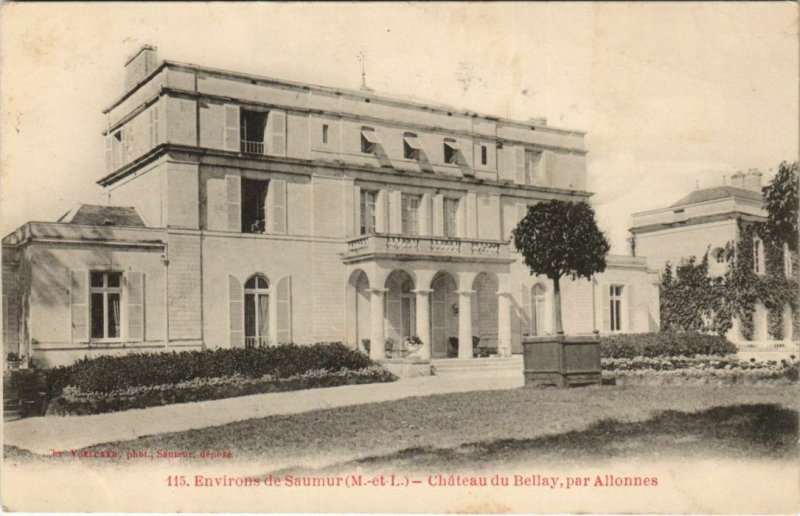 CPA Env. de SAUMUR Chateau du BELLAY par ALLONNES (152926)