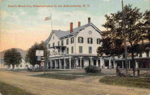Deer's Head Inn Elizabethtown Adirondacks New York 1910c postcard