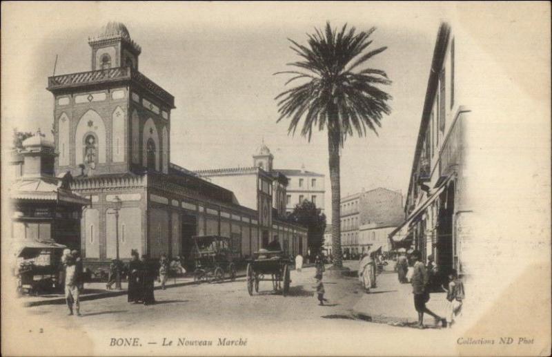 Bone Algeria La Mouveau Marche c1900 UDB Postcard