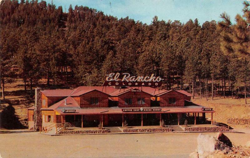 CO, EL RANCHO COLORADO Mountain Restaurant US 40 Roadside c1960s Chrome Postcard