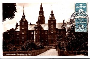 Denmark Kjøbenhavn Rosenborg Slot Copenhagen Vintage RPPC C023