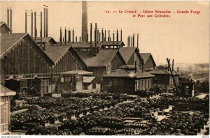 CPA LE CREUSOT - Usines SCHNEIDER - Grande Forge et Parc aux Cylindres (637941)