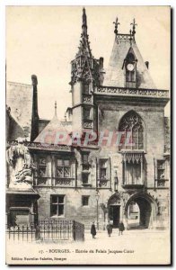 Old Postcard Bourges Palais Jacques Heart of Entree