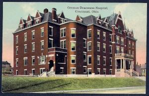 German Deaconess Hospital Cincinnati OH unused c1910's