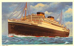 White Star Line Cunard Reproduction Ship Unused 