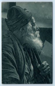 'A 110 years old Jew of TIBERIAS' Portrait ISRAEL Postcard