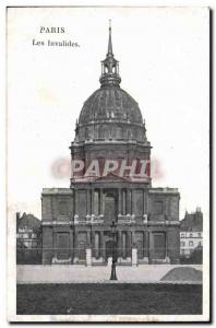 Old Postcard Paris Invalides