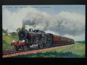 L&NER London & North Eastern Railway LOCO No.1830 YARMOUTH EXPRESS Old Postcard