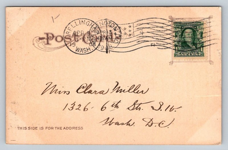 1908  Riverside Avenue  Spokane  Washington  Postcard